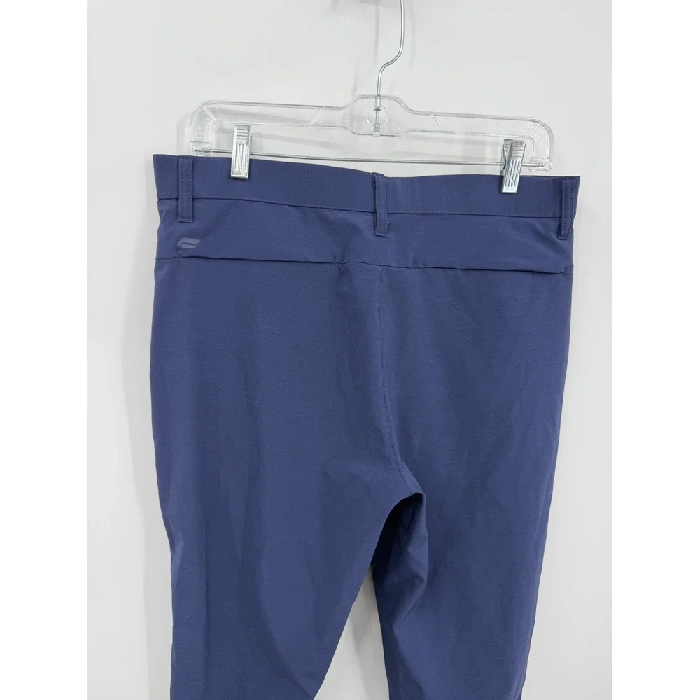 Fabletics The One Pant Trousers Mens Size M Navy Blue Performance Stretch Tech